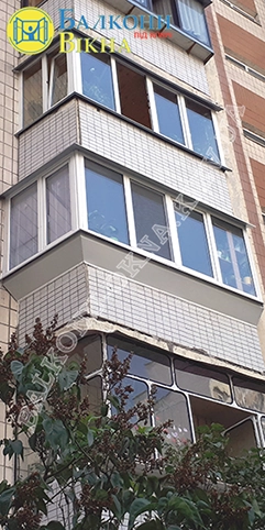 Балкон під ключ зовні