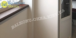 Оздоблення балкона гіпсокартоном
