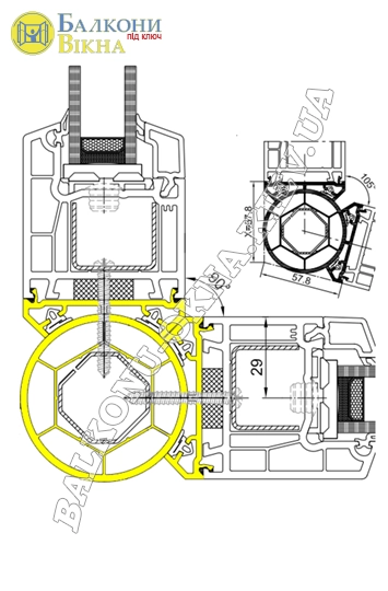 Еркерна труба +90°